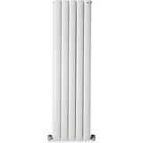 Hammam 1500 x 395 mm Lilac Dikey Beyaz Alüminyum Radyatör Standart Bağlantı