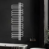 Hammam 1500x500 Bloom Parlak Havlupan Sol Kollektör 14 Borulu Gümüş Gri Parlak