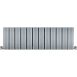 Hammam 300 x 1195 mm Amber Yatay Gümüş Gri Alüminyum Radyatör Standart Bağlantı