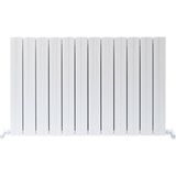 Hammam 585 x 895 mm Alüminyum Radyatör Mimosa Mat Beyaz Standart Bağlantı