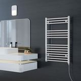 Hammam 800X600MM 300W Elektrikli Fişli Çok Borulu Karbon Çelik Havlupan Alya Krom