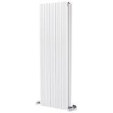 Hammam 900 x 395 mm Amber Dikey Beyaz Alüminyum Radyatör Standart Bağlantı