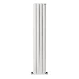 Hammam Lilac Dikey Beyaz Alüminyum 1800x315 mm Radyatör