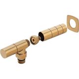 Hammam Onix Köşe Parlak Brass Vana Paket