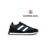 Hammer Jack 101-24985-m Santiago Deri Sneaker Erkek Spor Ayakkabı Siyah-beyaz