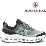 Hammer Jack 101-25049 Unisex Spor Ayakkabı Düz Taban ve Tekstil Malzeme ile Konforlu Tasarım - Siyah