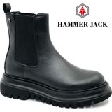 Hammer Jack 102-24735-Z Pıeron Deri Postal Kadın Bot - Siyah