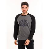 Hammer Jack Antrasit Melanj Erkek U Düz Sweatshirt ODİN ERKEK SWEAT