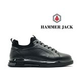 Hammer Jack Casual Erkek Ayakkabı Siyah-Cilt Deri Eva Taban ile Günlük Kullanım İçin
