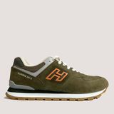 Hammer Jack Chile Sneaker Deri Erkek Ayakkabı - Haki-Turuncu - Haki - Turuncu