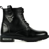Hammer Jack Deri Siyah Flooter Kadın Bot 102 15200-G