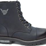 Hammer Jack Hakiki Deri Lacivert Yıkama Nubuk Outdoor Erkek Bot