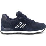 Hammer Jack Hammer 19250 Peru Deri Erkek Sneakers Günlük Ayakkabı - Lacivert - Beyaz