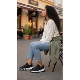 Hammer Jack Russel Siyah Sneaker Tam Ortopedik Kadın Günlük Spor Ayakkabı