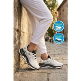 Hammer Jack Siyah-Beyaz Fileli Hafif Rahat Köpük Tabanlı Unisex Yürüyüş ve Spor Ayakkabı Amelıe 101 25087-G