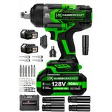 HAMMERKRAFT Kömürsüz Motor Çelik Şanzuman Devir Ayarlı 1600Nm Torklu Somun Bijon Lastik Sökme Takma Makinesi Matkap