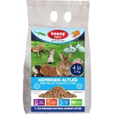 Hamsterlar IÇIN%100 Biyobozunur Kafes Altlığı - Yavru/yetişkin Astımlı ve Alerjik Hamster Için Uygun - Kimyasal Içermeyen Çam Peleti 2 kg 4 L (5) - Çok Renkli - Standart