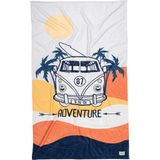 Hamur 80x150 cm Büyük Plaj Havlusu Genç Yetişkin Deniz Havuz Doğa Dalış Yüzücü Kamp Havlusu Adventure - Renkli - 80 x 150 cm