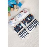 Hamur Baby Proof 3'lü Alt Açma Değiştirme Örtüsü Sıvı Geçirmez Koruyucu Alez Yıkanabilir Bebek Bakım Pedi - Gri