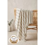 HAMUR Çift Katlı Müslin Bebek Pike Örtü Yenidoğan Battaniyesi 85X95 cm Bebek Pikesi Puset Örtüsü Haki