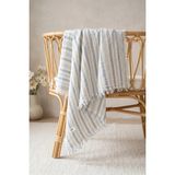 Hamur Çift Katlı Müslin Bebek Pike Örtü Yenidoğan Battaniyesi 85X95 cm Bebek Pikesi Puset Örtüsü Indigo - 85 x 95 cm
