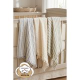 HAMUR Çift Katlı Müslin Örtü 3’lü Set Yenidoğan Bebek Battaniyesi 85X95 cm Bebek Pikesi Puset Örtüsü King