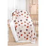 Hamur Fluffy Bebek Battaniyesi 80X100 Cm Urcin Koyun Tüyü Battaniye