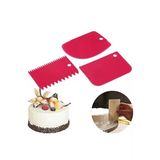 Hamur Kazıyıcı 3'Lü Set (Pasta Şekillendirici Kesici Kazıyıcı Dekoratör) Kp-101 Plastik