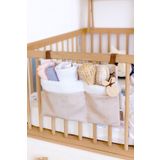 Hamur Pratik Askılı Organizer Bebek Arabası Beşik Kenar Fluffy Organizer Solid Bej