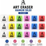 Hamur Silgi 18 Li Paket Çok Renkli