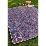 HAMUR Sıvı Geçirmez Katlanabilir 150x175 cm Bahçe Park Piknik Örtüsü Kamp Plaj Matı Rodos