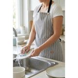 Hamur Suya Dayanıklı Ayarlanabilir Askılı Mutfak Önlük Çok Amaçlı Cepli Barista Şef Önlüğü Mirell - 70 x 80 cm - Siyah