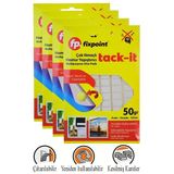 Hamur Yapıştırıcı Tack-İt 50Gr 4 Paket Fixpoint 65 Parça Macun Sakız Yapıştırıcı Takıt Çerçeve Afiş Duvar İz Bırakmaz
