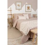Hamur Yatak Runner Kırlent Seti Bohem Punch Panç Desen Yatak Örtüsü Point Bej - 80 x 230 cm