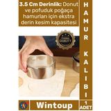 #Hamurkalıbı Paslanmaz Çelik 7.5 Cm Kesicisi Profesyonel Yuvarlak Mantı Şeker Hamuru Kesme Kalıbı