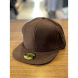 Hamze Hip Hop Snapback Rapper Basket Cap Şapka Unisex Tek Renk - 212-Kahverengi - 58 cm