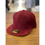 Hamze Hip Hop Snapback Rapper Basket Cap Şapka Unisex Tek Renk - 604-Bordo - 58 cm