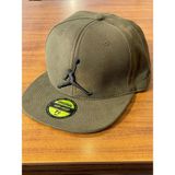 Hamze Jumpman 23 Unisex Hip Hop Snapback Rapper Basket Pamuklu Cap Şapka - 58 cm - Haki - Haki