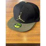 Hamze Jumpman 23 Unisex Hip Hop Snapback Rapper Basket Pamuklu Cap Şapka - 58 cm - Siyah - Haki