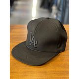 Hamze La Los Angeles Nakış Hip Hop Snapback Rapper Basket Beyzbol Cap Şapka - 58 cm - Siyah - Siyah