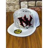 Hamze Ny Yankees Hip-hop Snapback Rapper Basket Beyzbol Şapka Cap Beyaz