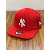 Hamze Ny Yankees New York Nakış Hip Hop Snapback Rapper Şapka Cap Kırmızı