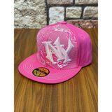 Hamze Ny Yankees New York Pembe Hip Hop Snapback Rapper Cap Pamuklu Nakışlı Şapka - 56 - 57 cm