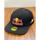 Hamze Red Bull Nakış Hip Hop Snapback Rapper Basket Cap Şapka - 58 cm - Siyah