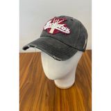 Hamze Yıkamalı Vintage Eskitme Rockstar Nakış Cap Şapka - Standart - Füme