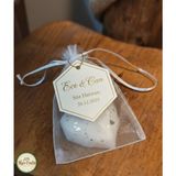 Han Crafts Dekoratif Hediyelik Kokulu Kalp Mum Düğün, Nişan, Kına, Mevlüt, Baby Shower Hediyeliği - 20 Adet