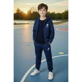 han elegant 2 li Fermuarlı Basketboll Baskılı Erkek Çocuk Alt Üst Eşofman Takımı