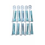 Han-Er Ticaret Klima Dış Ünite Tuğla Dübel+Vida Seti | Dübel: 12×80 mm | Trifon Vida: 8x80 mm | 10’lu Paket