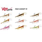 Han Fish Teke Shrimp Karides 75 mm 7 gr Silikon Yem - TK514 - White Magic