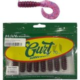Han Fishing Hanfish Gurt 70 7cm Silikon Yem 8 Adet SBGT638 Purple Worm Uv